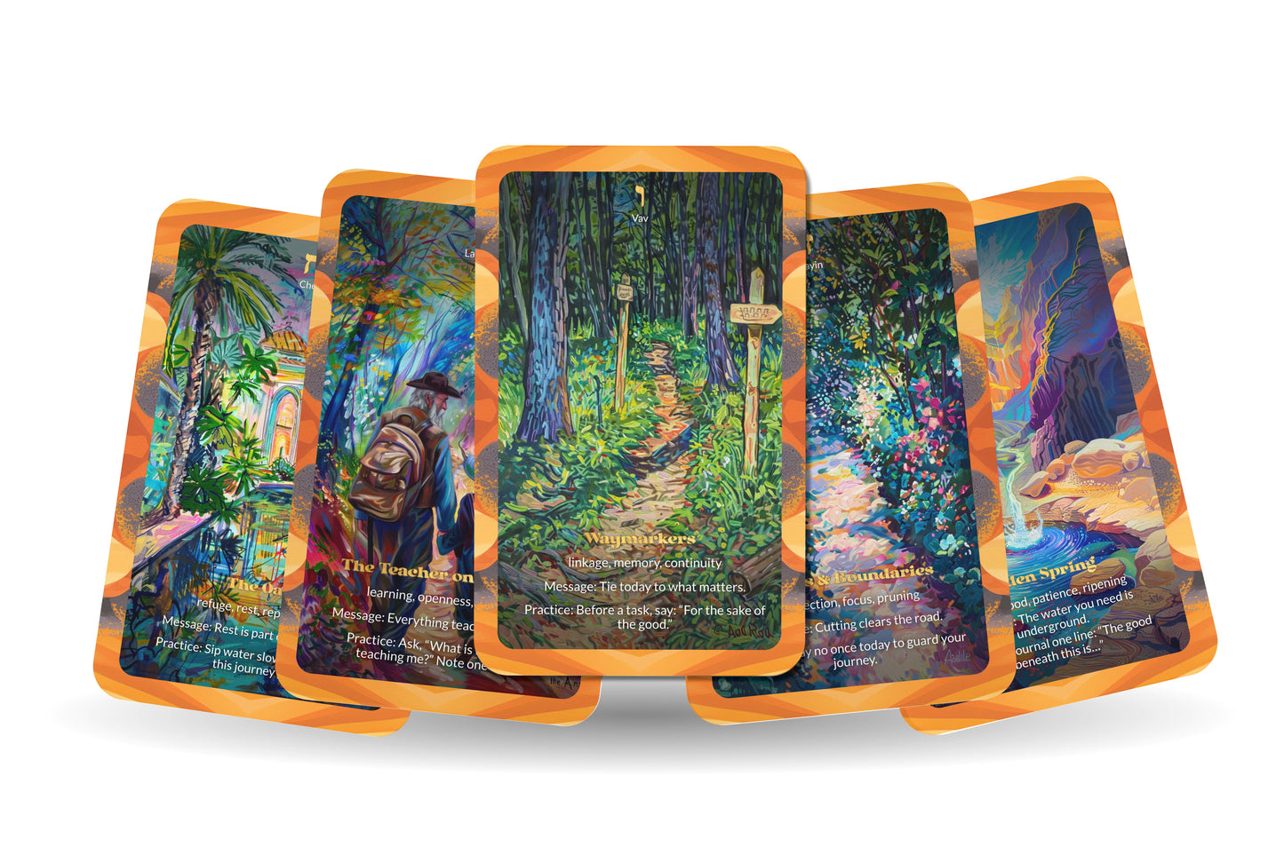 The Soul Journeys Deck – Travel Through Hidden Realms – 22 Oracle Cards – A Mystical Path