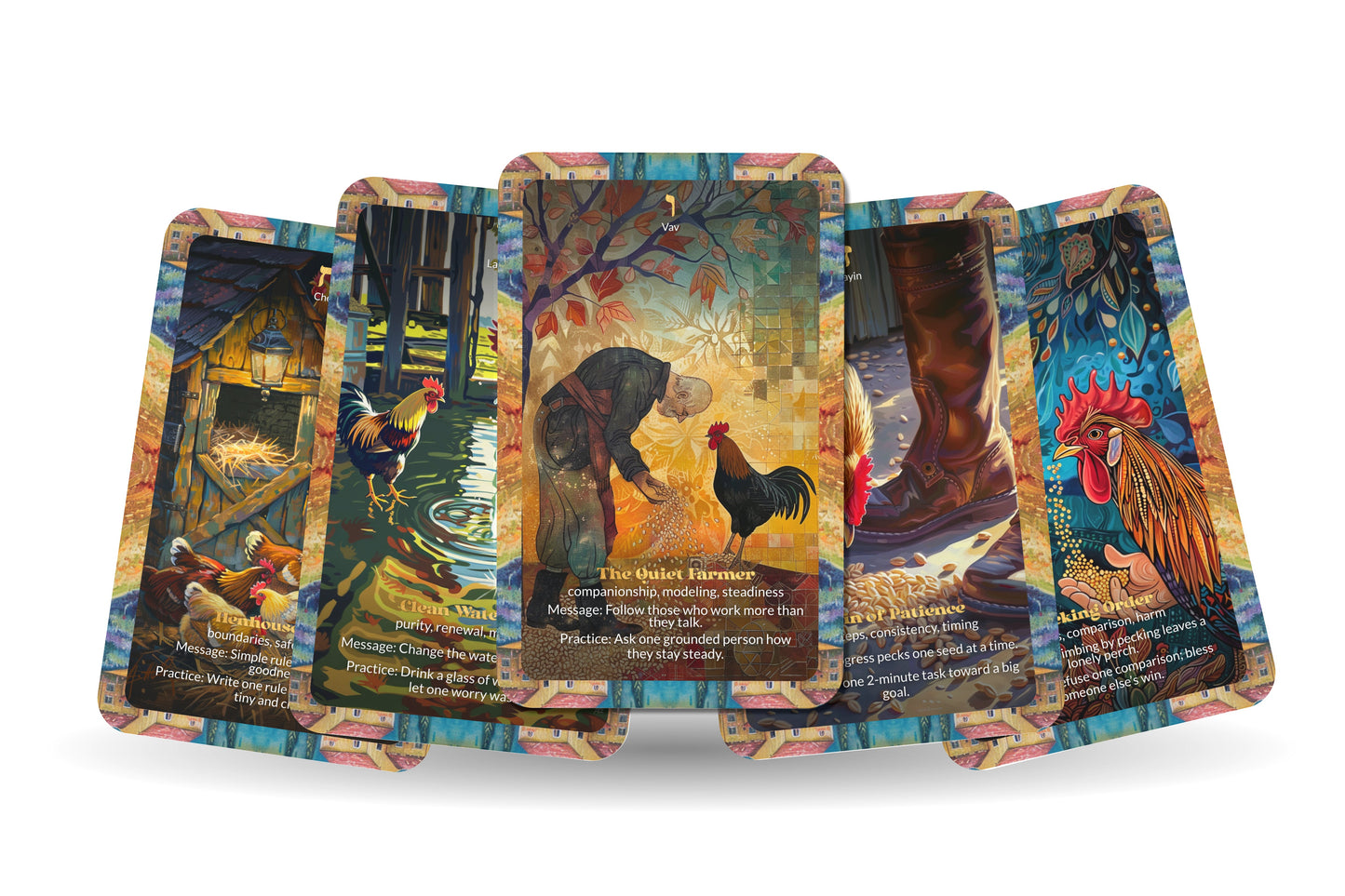 The Rooster Prince Oracle – 22 Oracle Cards – Wake the Sleeping Soul