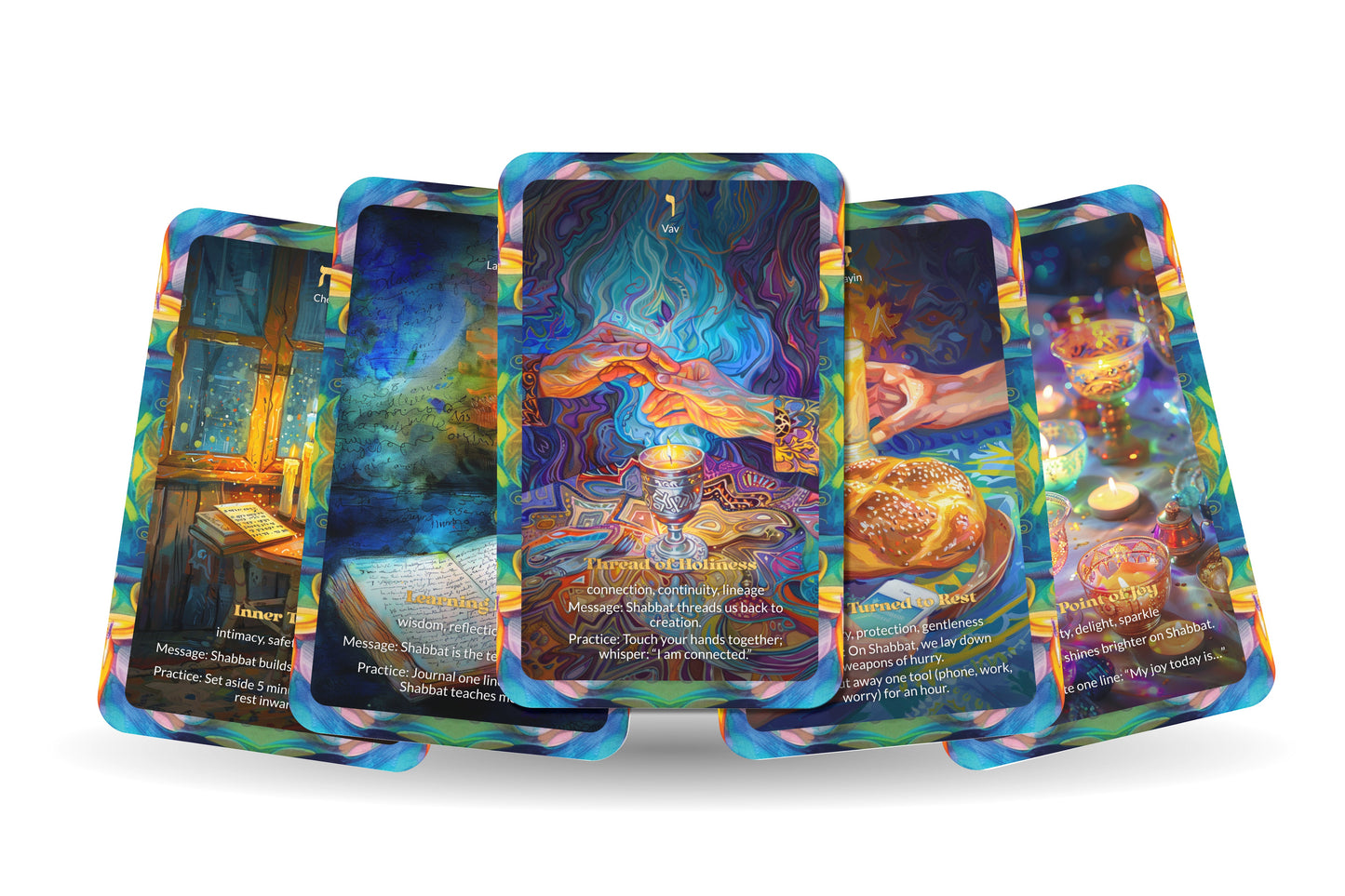 The Shabbat Oracle – 22 Oracle Cards – A Sanctuary in Time