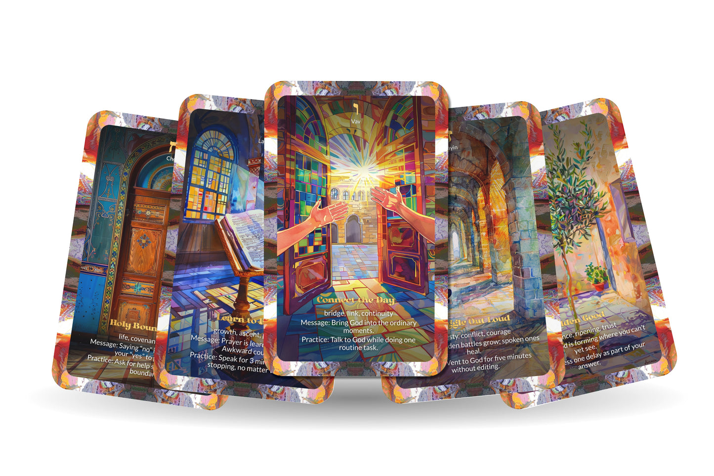 Prayer Oracle – Hitbodedut Guidance – 22 Oracle Cards – Speak to God From the Heart