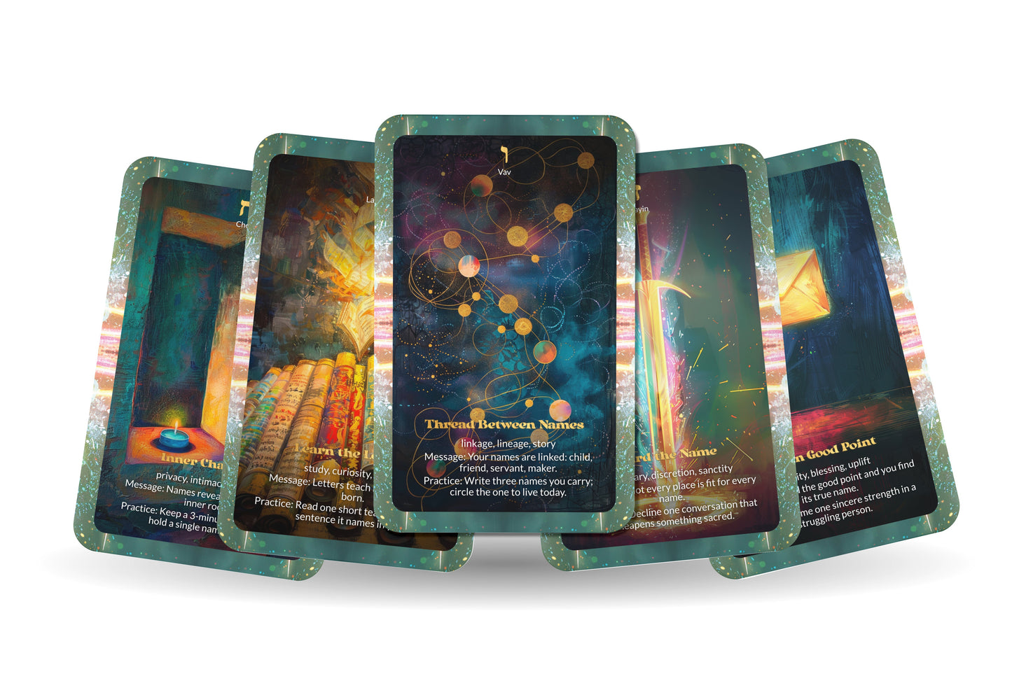 The Hidden Names Deck – 22 Oracle Cards – Keys to Sacred Mysteries