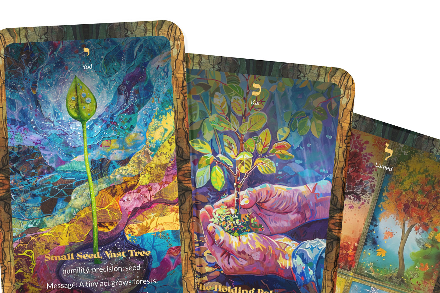 The Tree of Life Breslov Oracle – Roots in Heaven, Branches on Earth – 22 Oracle Cards – Kabbalistic Growth