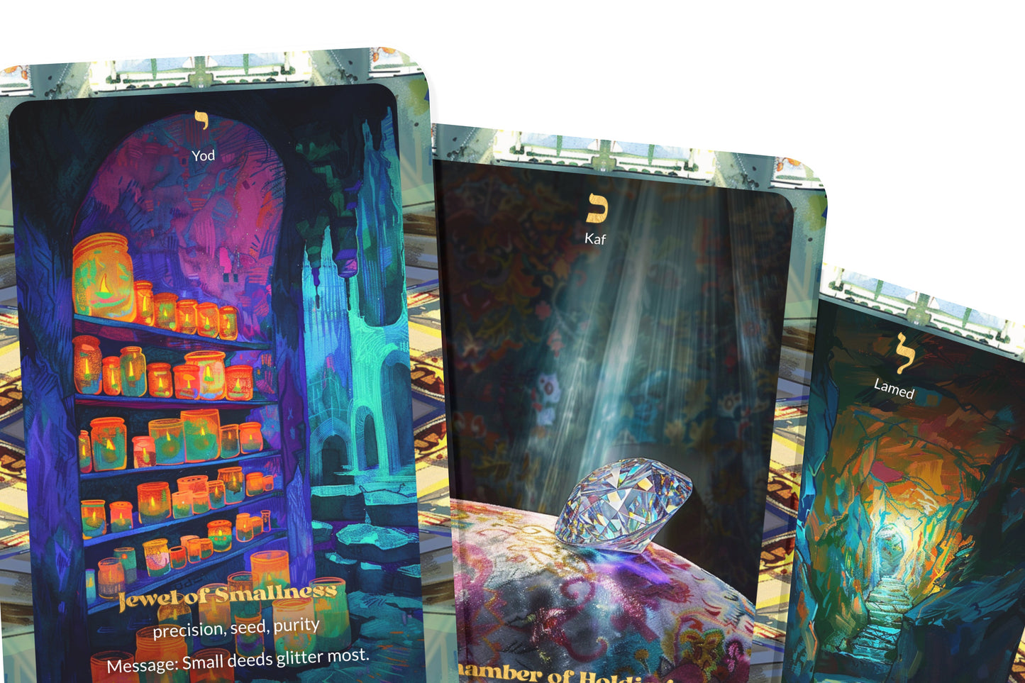 The Heavenly Palace Deck – Enter the Halls of Glory – 22 Oracle Cards – Explore the Upper Worlds