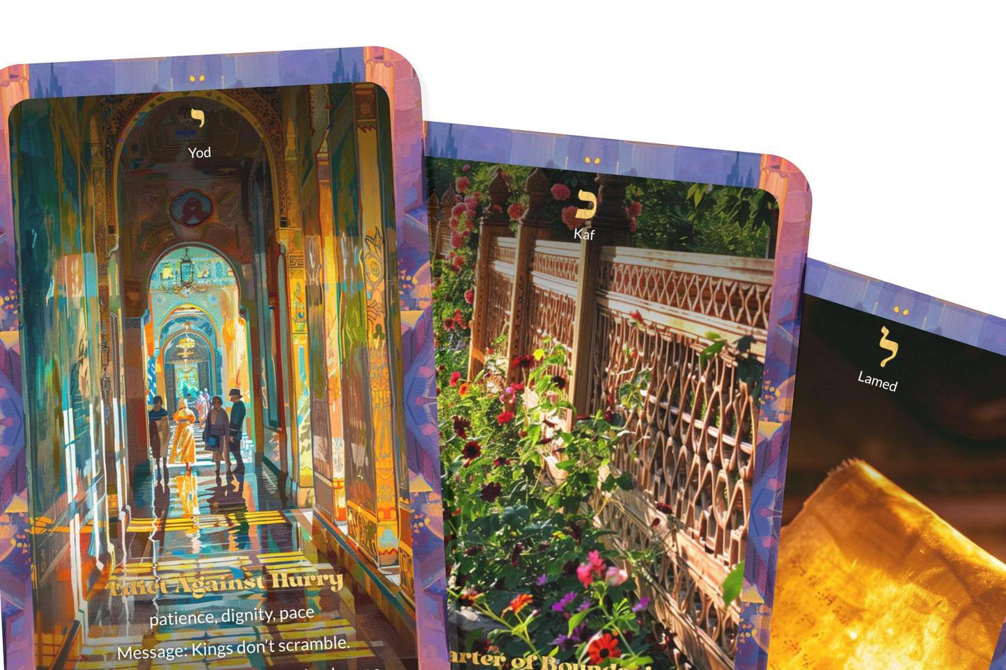 The Royal Decrees Oracle – 22 Oracle Cards – Command Your Inner Kingdom
