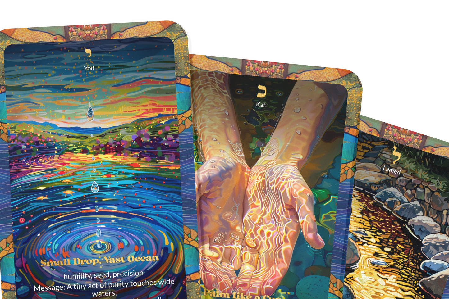 The Mikveh Waters Oracle – 22 Oracle Cards – Immerse in Living Purity
