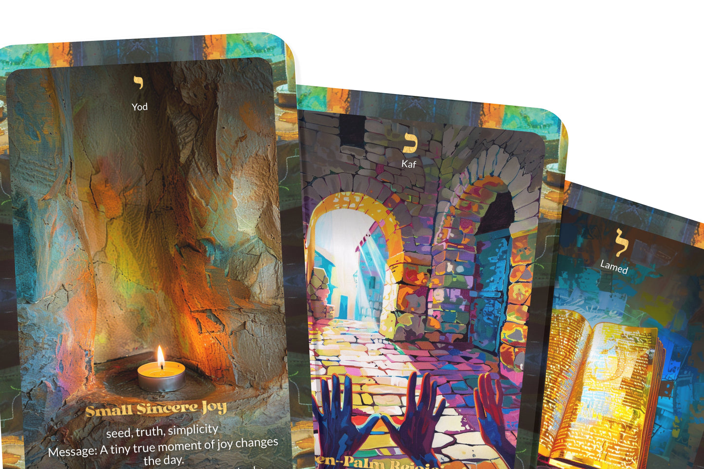 Joy Oracle – Serve God with Simcha – 22 Oracle Cards – Celebrate the Light Within