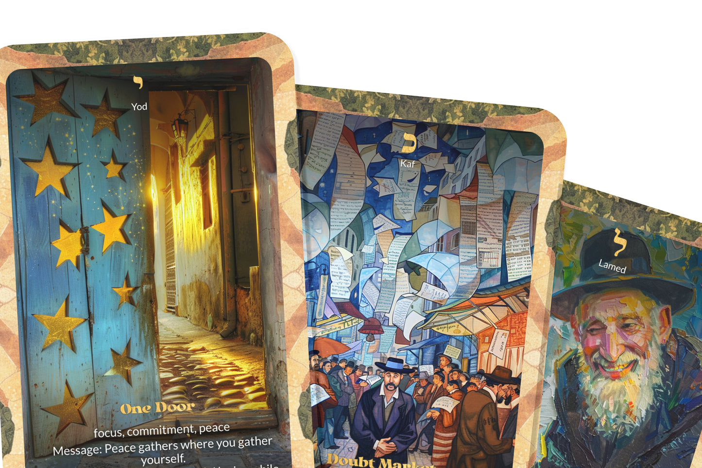 The Clever & Simple Man Oracle – A Breslov Parable – 22 Oracle Cards – Two Paths, One Truth