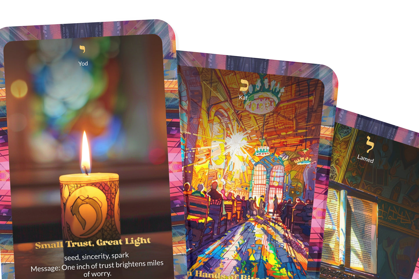 Trust Oracle – Bitachon as a Path – 22 Oracle Cards – Rest in Divine Care