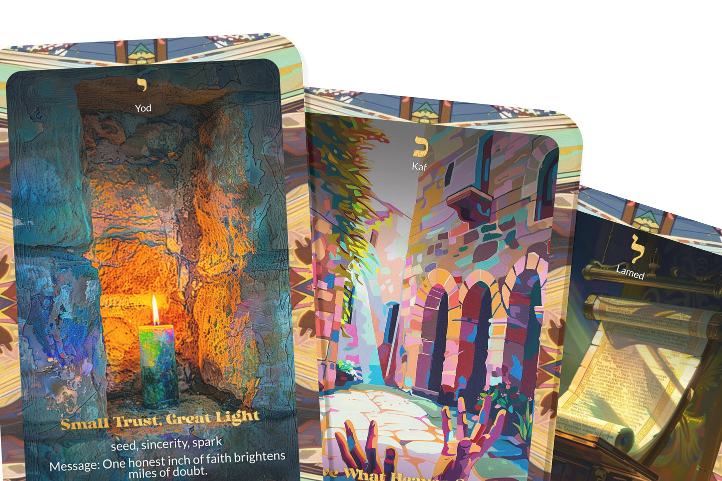 Faith Oracle – Emunah Above Reason – 22 Oracle Cards – Trust Beyond Understanding
