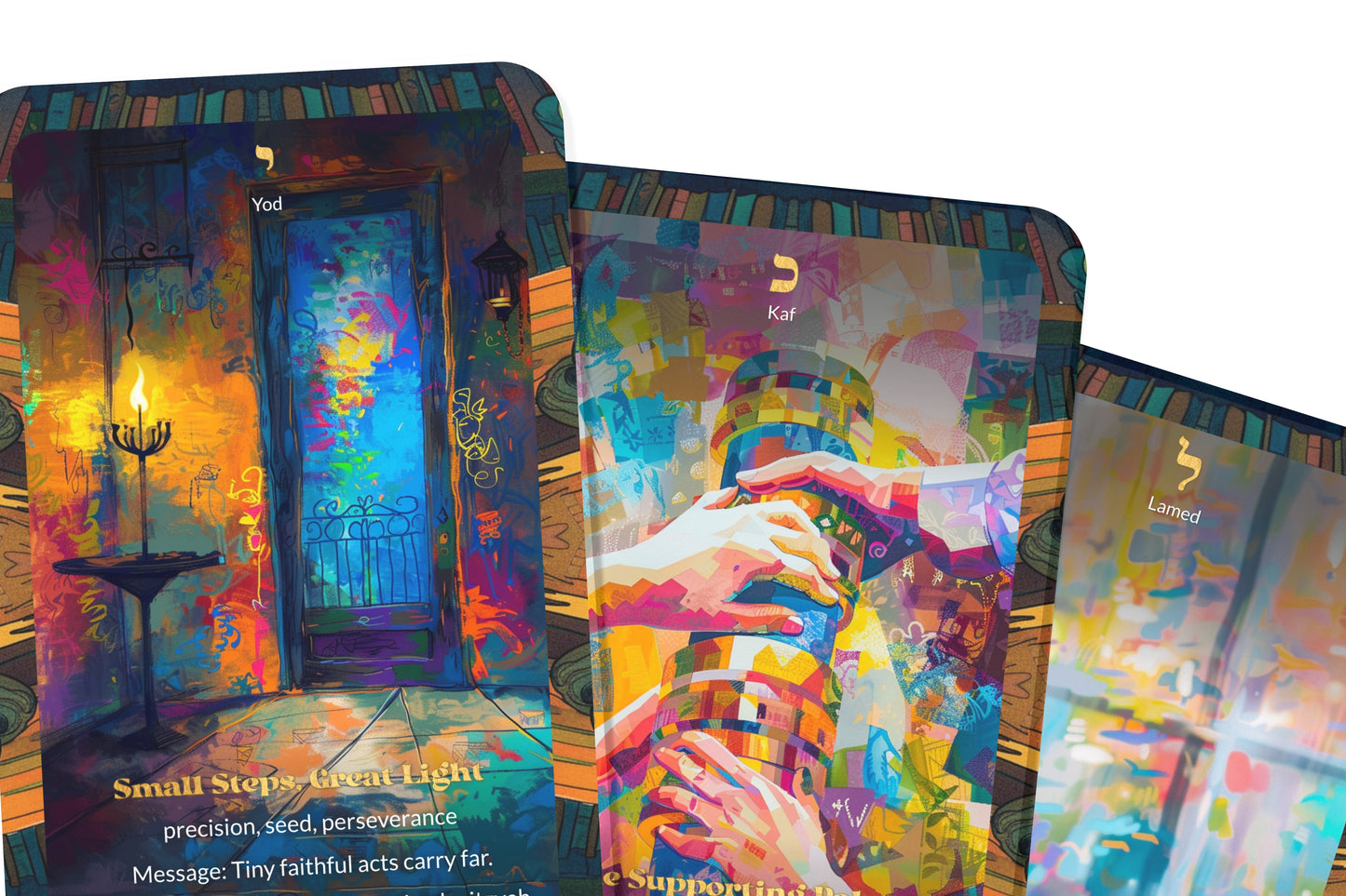 The Tzaddik Oracle – Follow the Rebbe’s Flame – 22 Oracle Cards – Guidance & Blessing