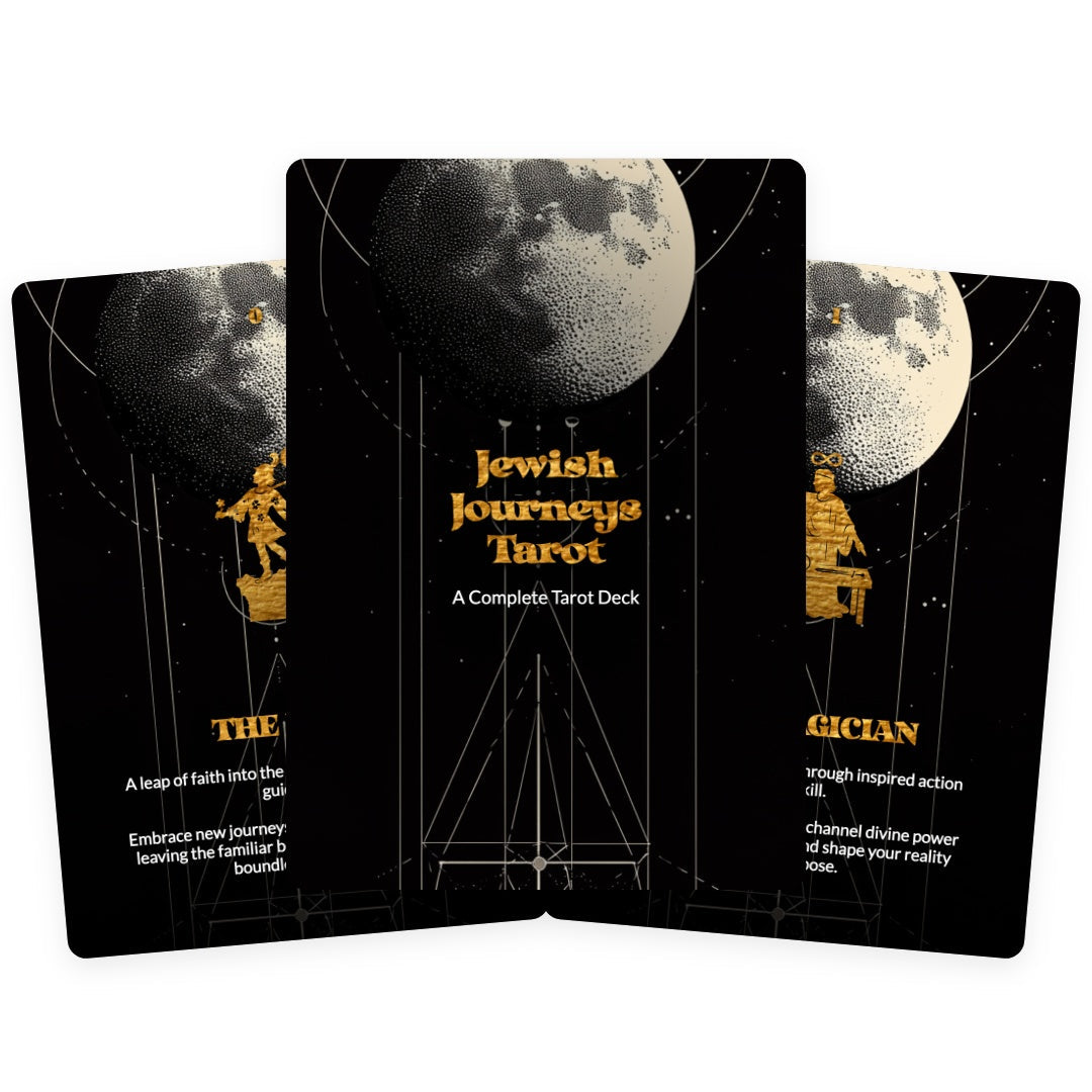 Jewish Journeys Tarot - 78 Cards - Jewish Heritage through the Major and Minor Arcana