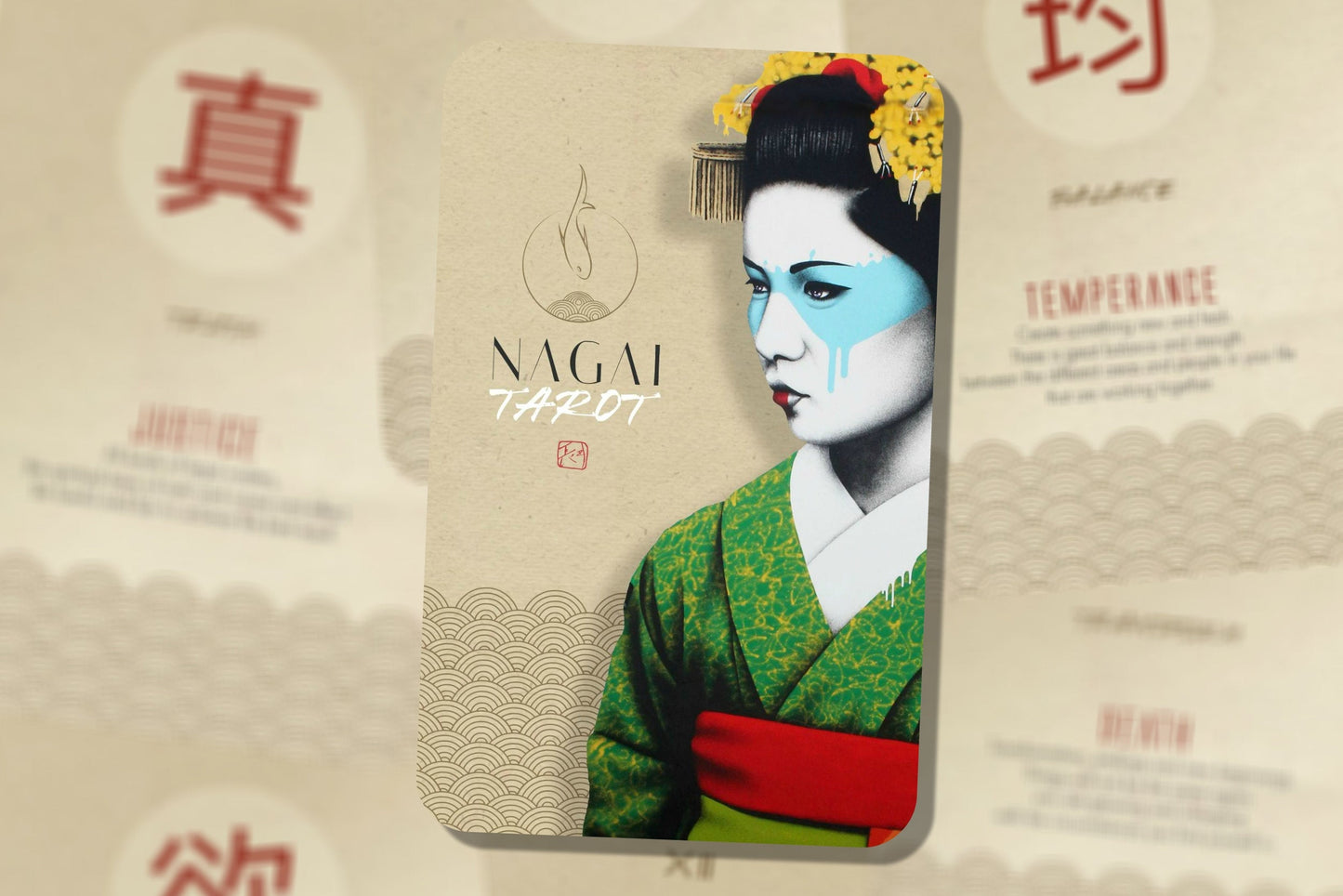 Nagai Tarot - Kanji Tarot - Major Arcana - Kanji oracle