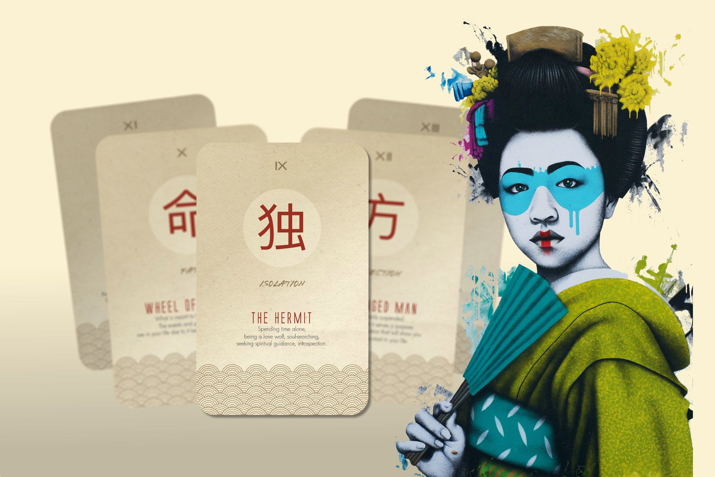 Nagai Tarot - Kanji Tarot - Major Arcana - Kanji oracle
