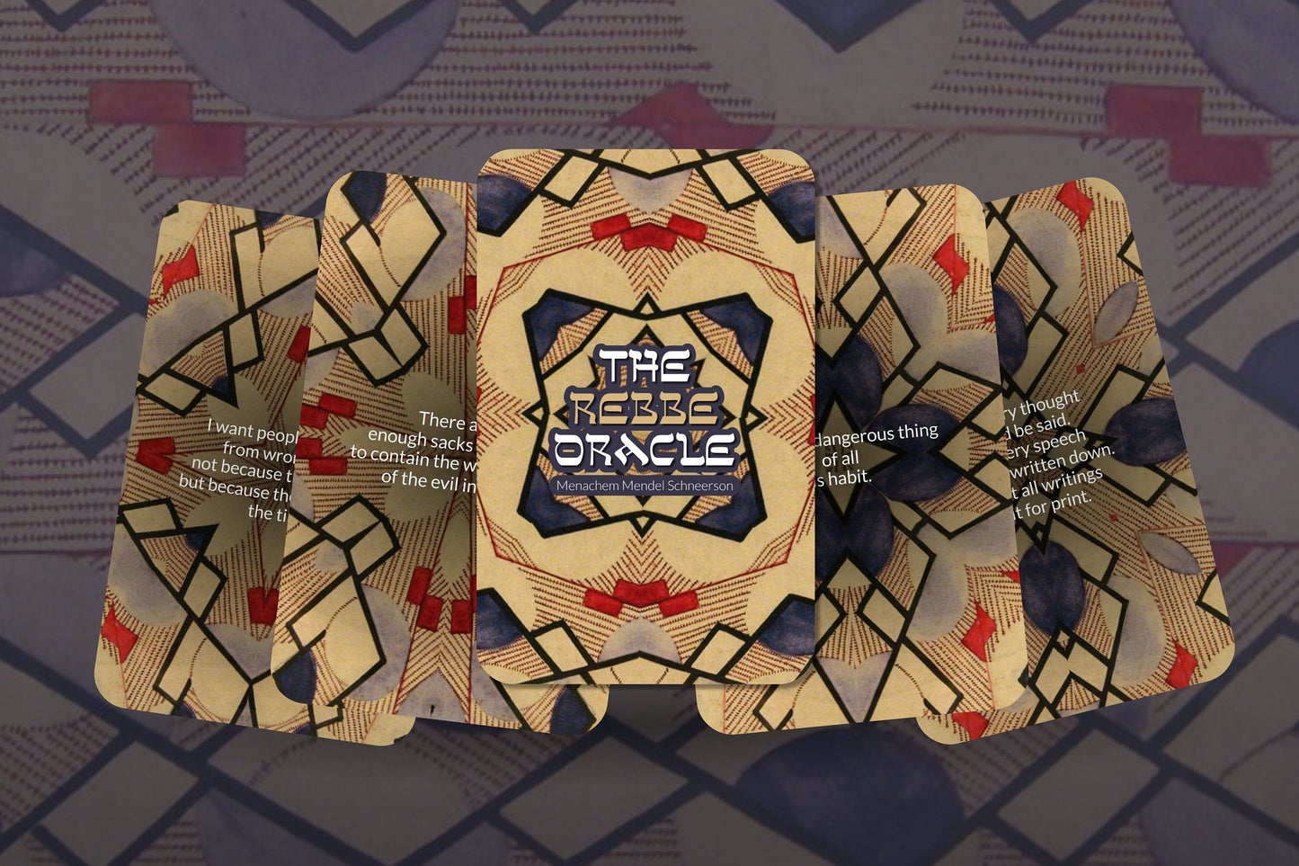 The Rebbe Oracle - Wisdom Cards