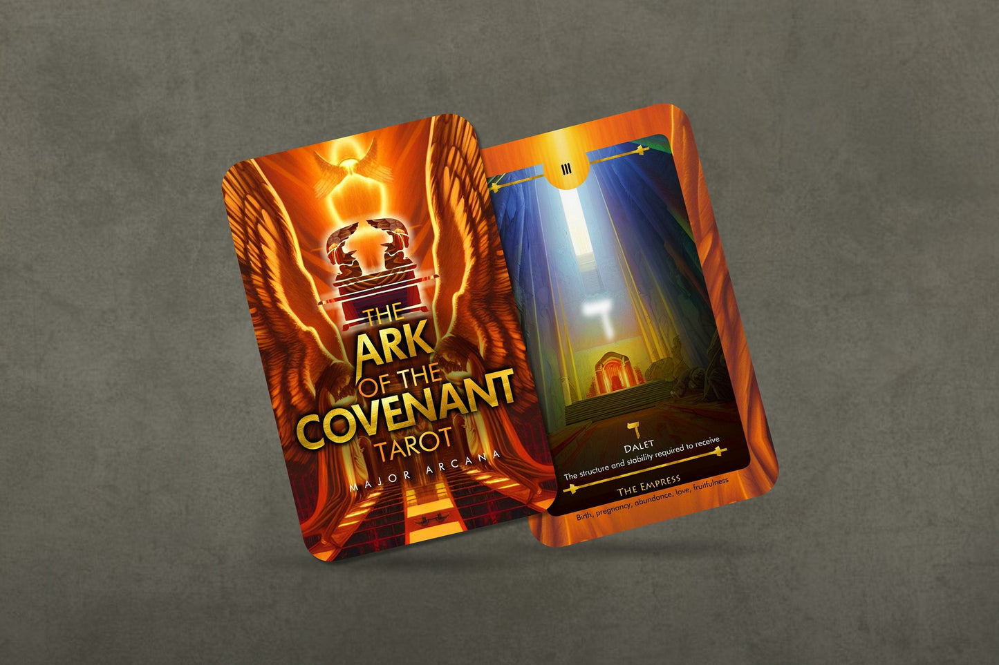 The Ark of the Covenant Tarot - Major Arcana - Sacred Letters