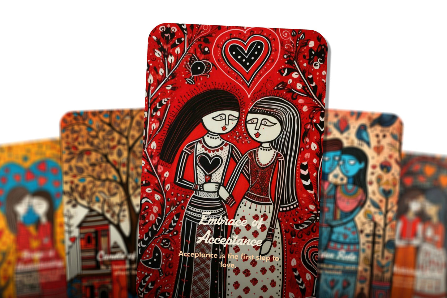 Love your neighbour as yourself -  Oracle cards  - In every reflection, find a connection - Divination tools - Inspired by Jewish Wisdom