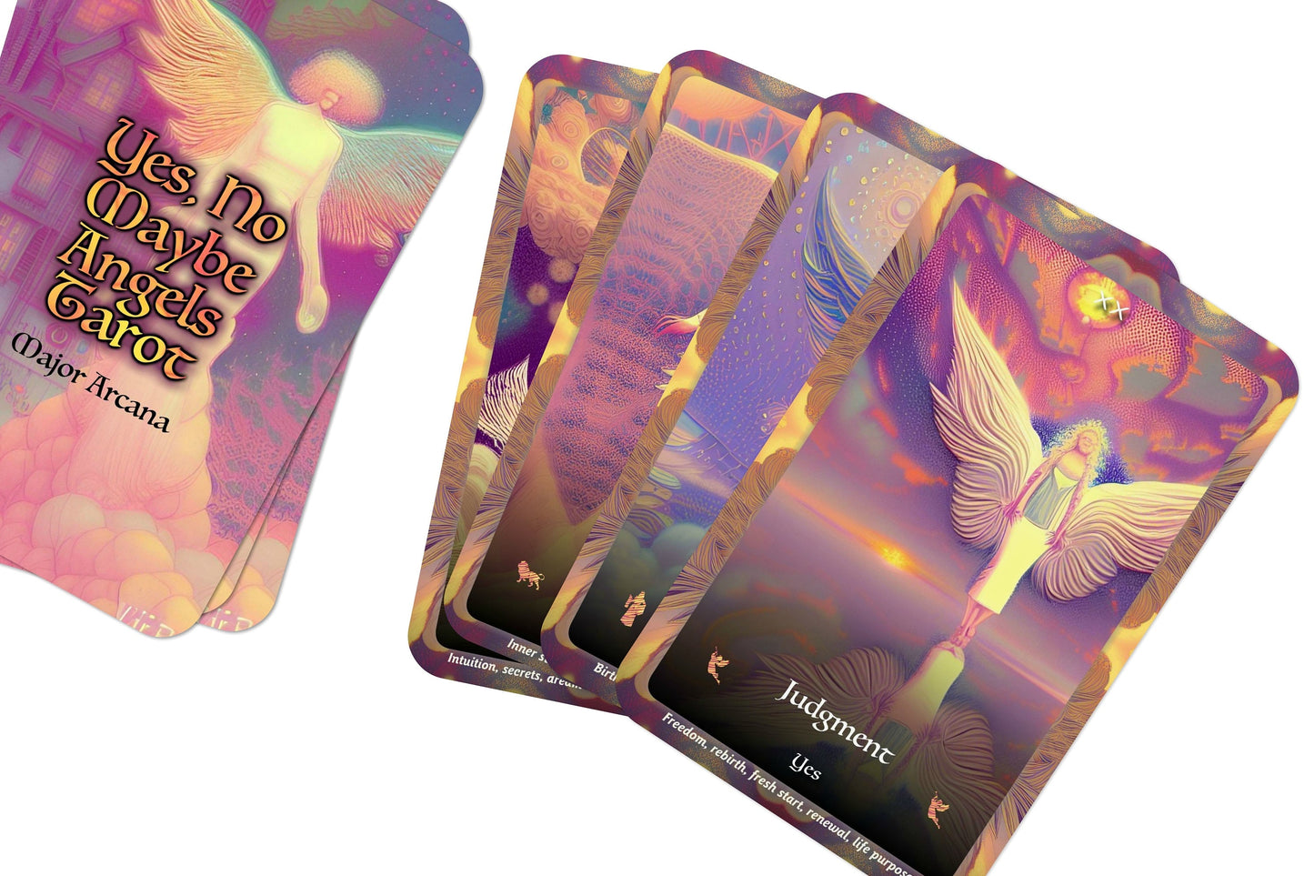 Yes, No, Maybe Angels Tarot - Major Arcana