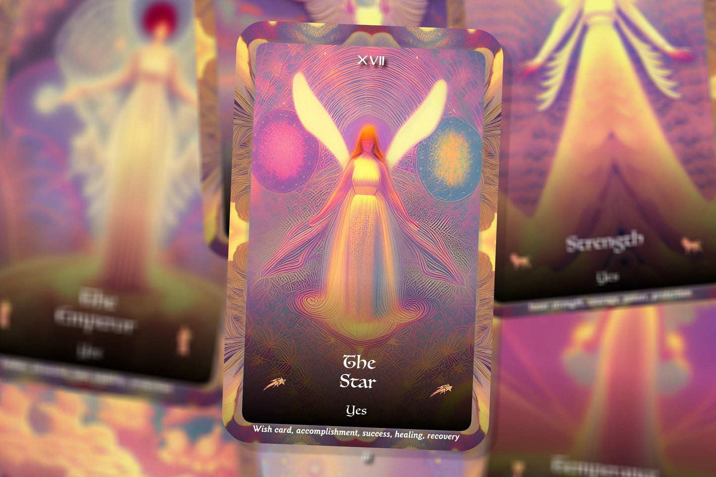 Yes, No, Maybe Angels Tarot - Major Arcana