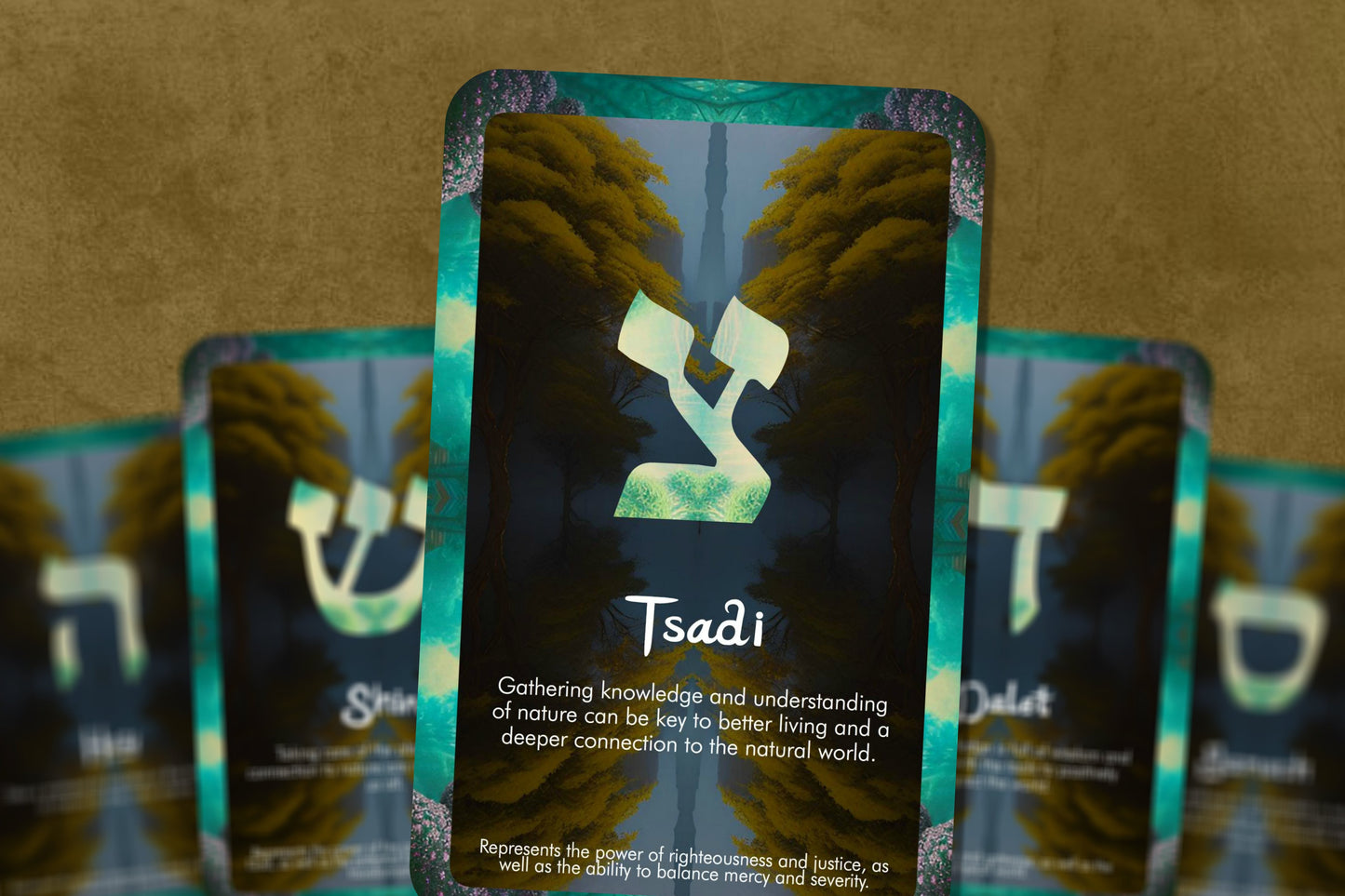 Connecting With Nature - Hebrew Letters of Wisdom