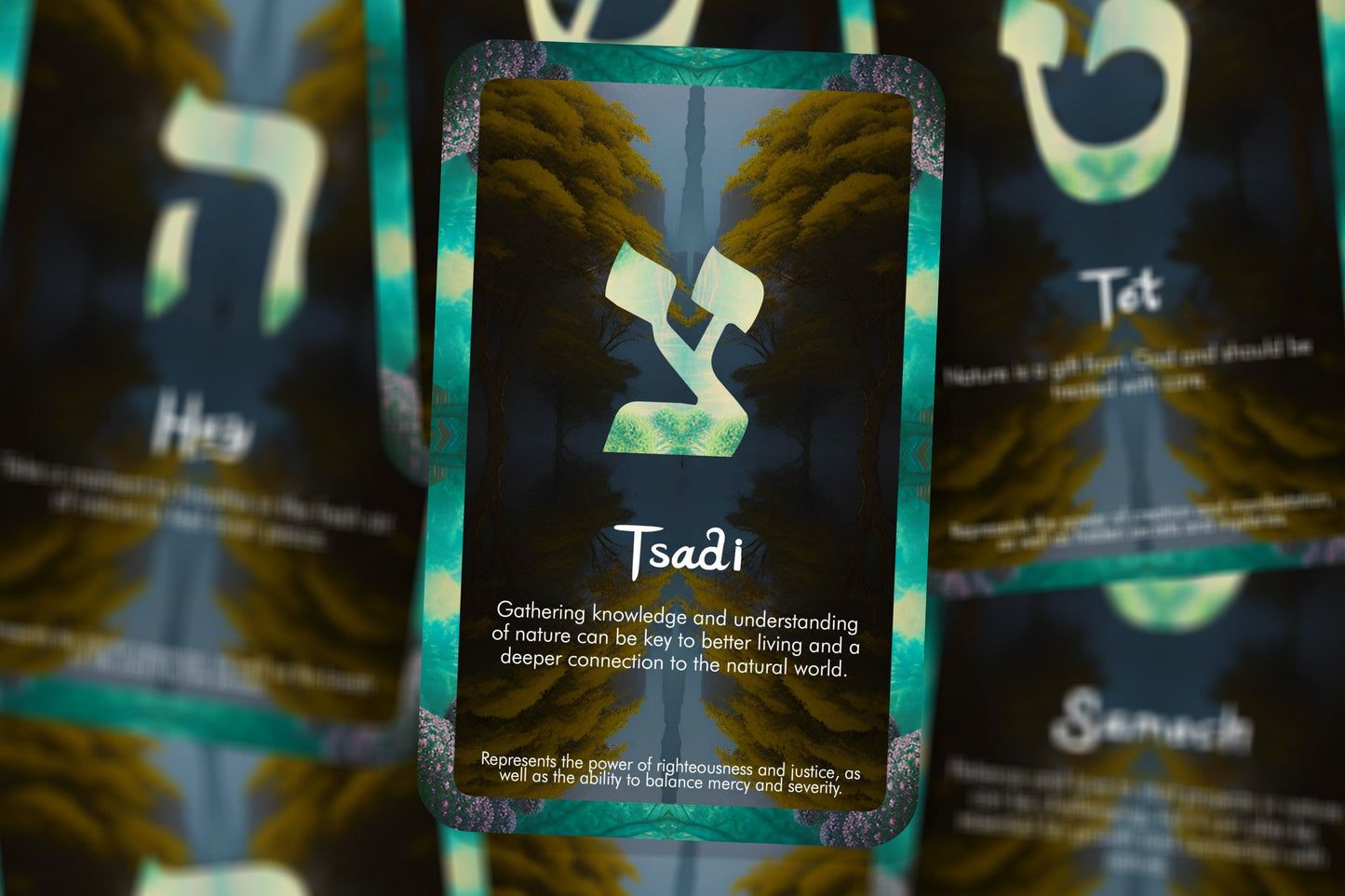 Connecting With Nature - Hebrew Letters of Wisdom