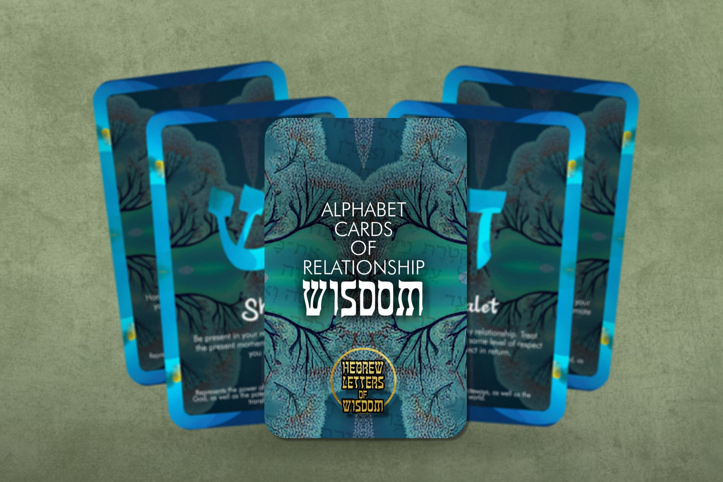 Alphabet Cards of Relationship Wisdom - Hebrew Letters of Wisdom