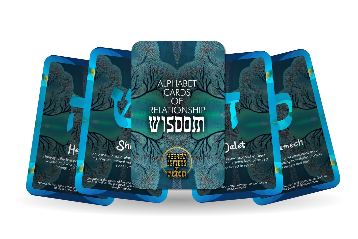 Alphabet Cards of Relationship Wisdom - Hebrew Letters of Wisdom