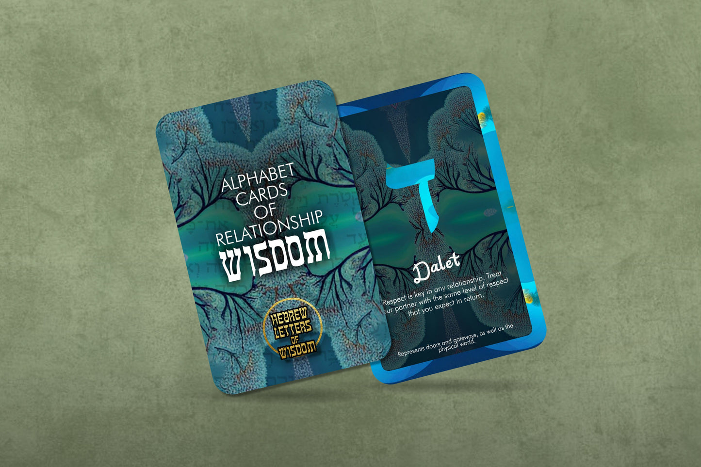 Alphabet Cards of Relationship Wisdom - Hebrew Letters of Wisdom